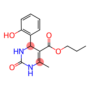 propyl 4-(2-hydroxyphenyl)-6-methyl-2-oxo-1,2,3,4-tetrahydropyrimidine-5-carboxylate