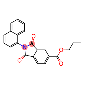 propyl 2-(1-naphthyl)-1,3-dioxo-5-isoindolinecarboxylate