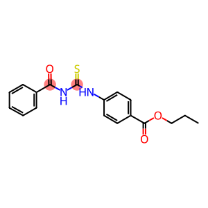 propyl 4-{[(benzoylamino)carbothioyl]amino}benzoate