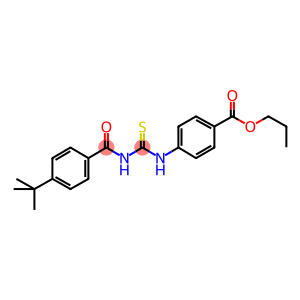 propyl 4-({[(4-tert-butylbenzoyl)amino]carbothioyl}amino)benzoate