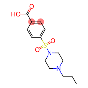 4-[(4-propylpiperazine-1-)sulfonyl]benzoic acid