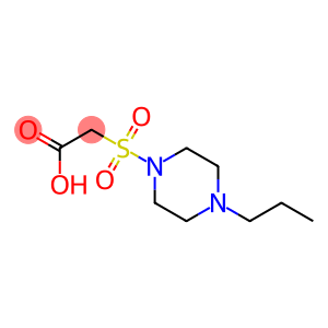 2-[(4-propylpiperazine-1-)sulfonyl]acetic acid