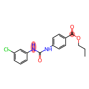 propyl 4-{[(3-chloroanilino)carbonyl]amino}benzoate