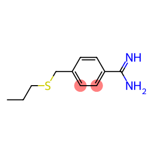 4-[(propylsulfanyl)methyl]benzene-1-carboximidamide