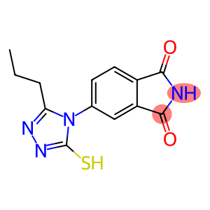 5-(3-propyl-5-sulfanyl-4H-1,2,4-triazol-4-yl)-2,3-dihydro-1H-isoindole-1,3-dione