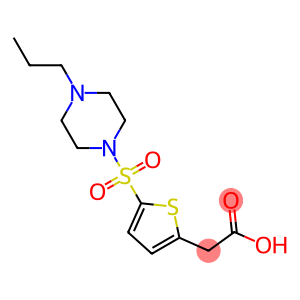 2-{5-[(4-propylpiperazine-1-)sulfonyl]thiophen-2-yl}acetic acid