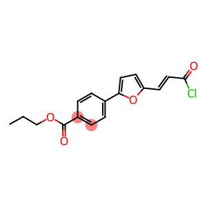 PROPYL 4-(5-[(1E)-3-CHLORO-3-OXOPROP-1-ENYL]-2-FURYL)BENZOATE