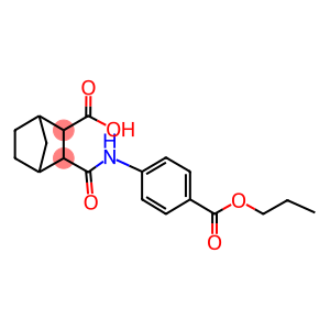 3-{[4-(propoxycarbonyl)anilino]carbonyl}bicyclo[2.2.1]heptane-2-carboxylic acid