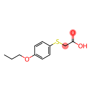 2-[(4-propoxyphenyl)thio]acetic acid