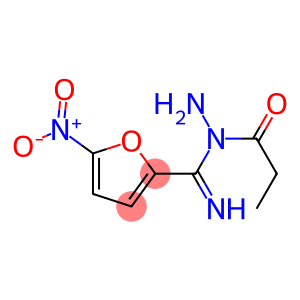 PROPIONYL-5-NITRO-2-FUROHYDRAZIDEIMIDE