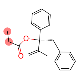 (-)-Propionic acid (R)-1-benzyl-2-methyl-1-phenylallyl ester