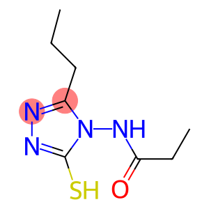 4-Propionylamino-3-propyl-4H-1,2,4-triazole-5-thiol