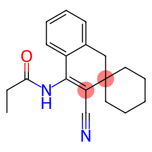 4-(Propionylamino)spiro[naphthalene-2(1H),1'-cyclohexane]-3-carbonitrile