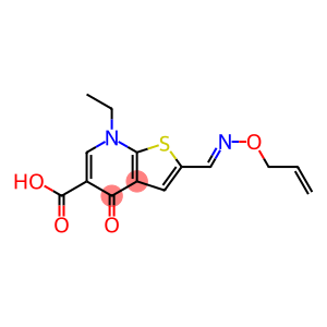 2-[(2-Propenyloxy)iminomethyl]-7-ethyl-4,7-dihydro-4-oxothieno[2,3-b]pyridine-5-carboxylic acid