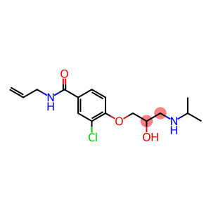 1-[4-[(2-Propenyl)carbamoyl]-2-chlorophenoxy]-3-[isopropylamino]-2-propanol