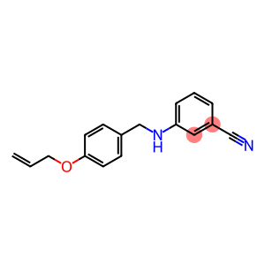 3-({[4-(prop-2-en-1-yloxy)phenyl]methyl}amino)benzonitrile