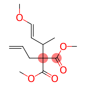 2-(2-Propenyl)-2-(1-methyl-3-methoxy-2-propenyl)malonic acid dimethyl ester