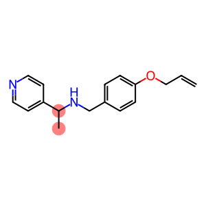 {[4-(prop-2-en-1-yloxy)phenyl]methyl}[1-(pyridin-4-yl)ethyl]amine