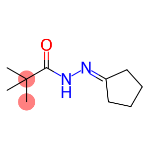 Propanoic  acid,  2,2-dimethyl-,  2-cyclopentylidenehydrazide