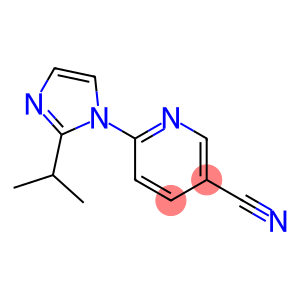 6-[2-(propan-2-yl)-1H-imidazol-1-yl]pyridine-3-carbonitrile