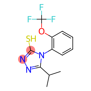 5-(propan-2-yl)-4-[2-(trifluoromethoxy)phenyl]-4H-1,2,4-triazole-3-thiol