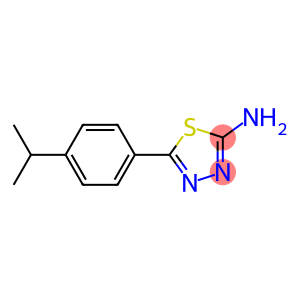 5-[4-(propan-2-yl)phenyl]-1,3,4-thiadiazol-2-amine