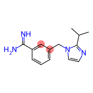 3-{[2-(propan-2-yl)-1H-imidazol-1-yl]methyl}benzene-1-carboximidamide