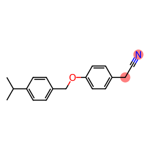 2-(4-{[4-(propan-2-yl)phenyl]methoxy}phenyl)acetonitrile