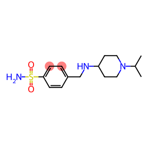 4-({[1-(propan-2-yl)piperidin-4-yl]amino}methyl)benzene-1-sulfonamide