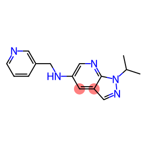 1-(propan-2-yl)-N-(pyridin-3-ylmethyl)-1H-pyrazolo[3,4-b]pyridin-5-amine