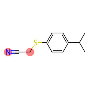 2-{[4-(propan-2-yl)phenyl]sulfanyl}acetonitrile