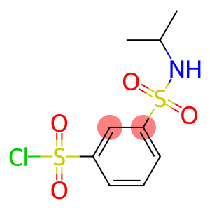 3-(propan-2-ylsulfamoyl)benzene-1-sulfonyl chloride