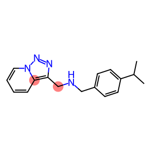 {[4-(propan-2-yl)phenyl]methyl}({[1,2,4]triazolo[3,4-a]pyridin-3-ylmethyl})amine