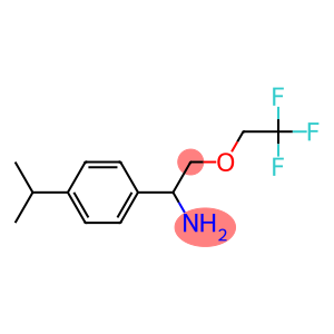 1-[4-(propan-2-yl)phenyl]-2-(2,2,2-trifluoroethoxy)ethan-1-amine