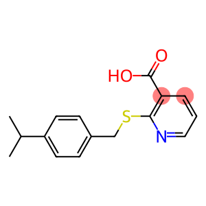 2-({[4-(propan-2-yl)phenyl]methyl}sulfanyl)pyridine-3-carboxylic acid