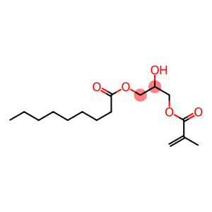 1,2,3-Propanetriol 1-methacrylate 3-nonanoate