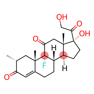 4-PREGNEN-9-ALPHA-FLUORO-2-ALPHA-METHYL-17,21-DIOL-3,11,20-TRIONE