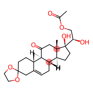 5-PREGNEN-17,20-BETA, 21-TRIOL-3,11-DIONE 21-ACETATE 3-ETHYLENEKETAL