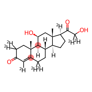 4-PREGNEN-11BETA,21-DIOL-3,20-DIONE-2,2,4,6,6,17ALPHA,21,21-D8