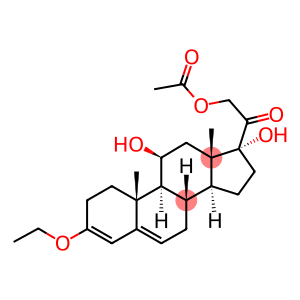 3,5-PREGNADIEN-3,11-BETA, 17,21-TETROL-20-ONE 21-ACETATE 3-ETHYL ETHER