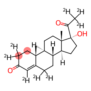 4-PREGNEN-17A-OL-3,20-DIONE-2,2,4,6,6,21,21,21-D8