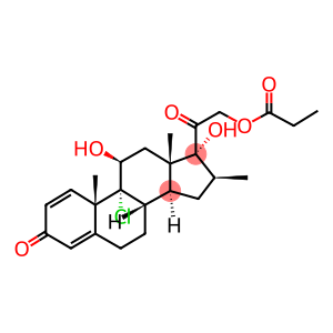 1,4-PREGNADIEN-9-ALPHA-CHLORO-16-BETA-METHYL-11-BETA, 17,21-TRIOL-3,20-DIONE 21-PROPIONATE