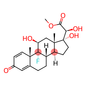 1,4-PREGNADIEN-9-ALPHA-FLUORO-11-BETA, 17,20-BETA-TRIOL-3-ONE 21-CARBOXYLIC ACID METHYL ESTER