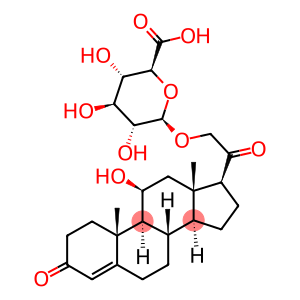 4-PREGNEN-11-BETA, 21-DIOL-3,20-DIONE GLUCOSIDURONATE