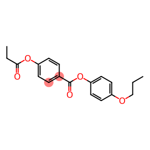 p-Propanoyloxybenzoic acid p-propoxyphenyl ester