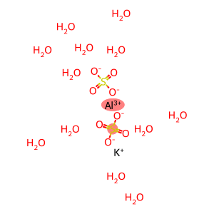 Potassium aluminum sulfate dodecahydrate