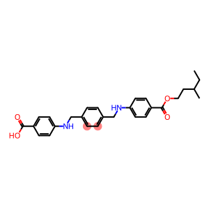 4,4'-[p-Phenylenebis(methylene)bis(imino)]bis[benzoic acid (3-methylpentyl)] ester