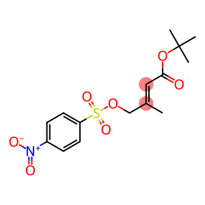 4-[[(p-Nitrophenyl)sulfonyl]oxy]-3-methyl-2-butenoic acid tert-butyl ester