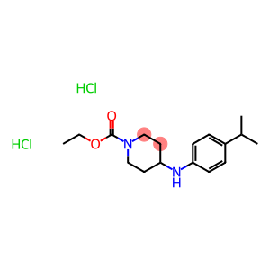 4-P-ISOPROPYLPHENYLAMINEO-N-CARBETHOXYPIPERIDINEDIHYDROCHLORIDE