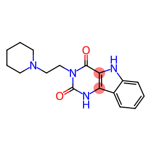 3-[2-(1-Piperidinyl)ethyl]-1H-pyrimido[5,4-b]indole-2,4(3H,5H)-dione